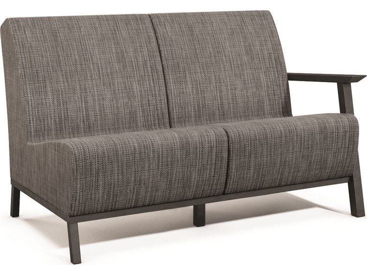 Homecrest Revive Air Sensation Sling Aluminum Left Arm Outdoor Loveseat