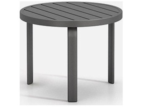 Homecrest Latitude Aluminum 24'' Wide Round Universal Base End Table