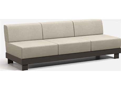 Homecrest Urban Cushion Aluminum Modular Sofa