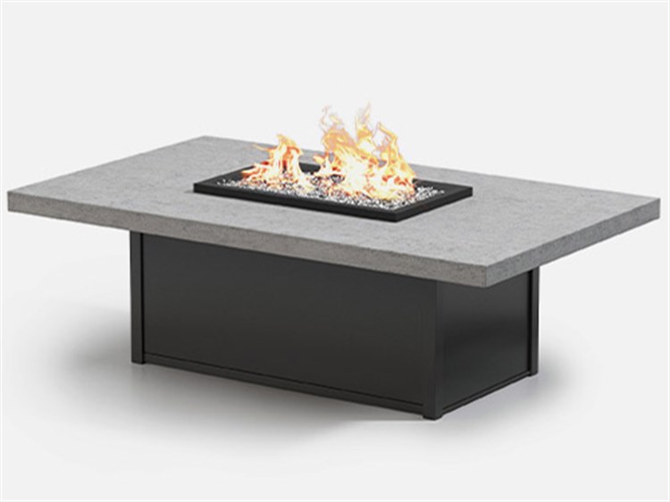 Homecrest Concrete Aluminum 60''W x 36''D Rectangular Fire Pit Table Top