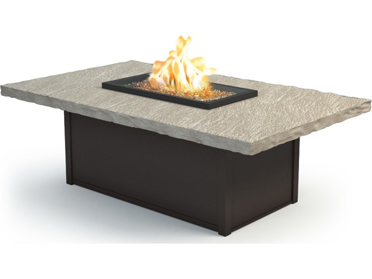 Homecrest Slate Aluminum 60 X 36 Rectangular Coffee Fire Pit Table Homecrest Slate Aluminum 60 X 36 Rectangular Coffee Fire Pit Table 893660xlsl