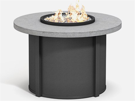 Homecrest Aluminum Round Dining Fire Pit Table Base