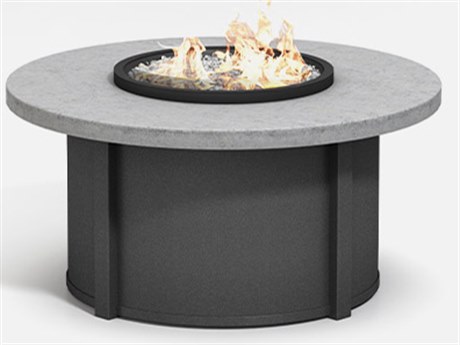 Homecrest Aluminum Round Lounge Fire Pit Table Base