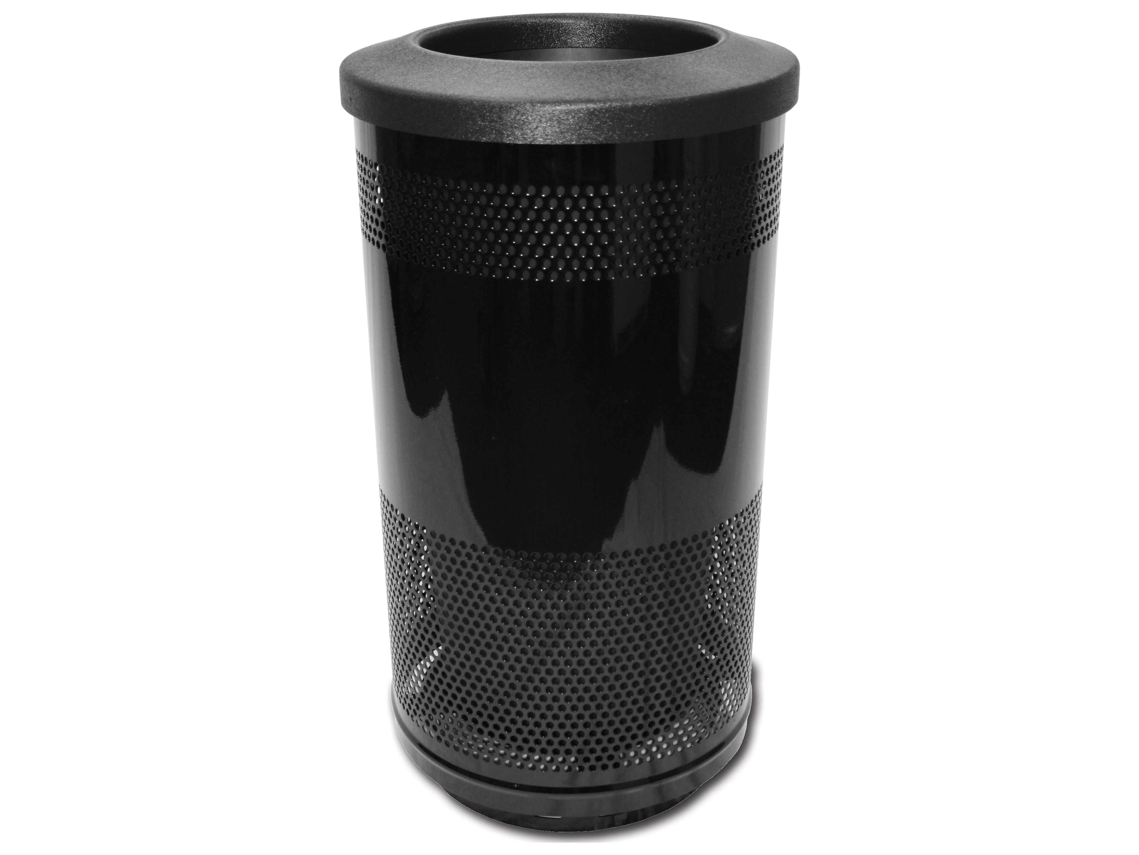 Homecrest Painted Steel 35 Gallon Trash Receptacle 92002