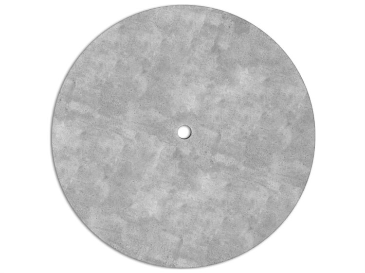 Homecrest Concrete Faux Stone Round Table Top with Umbrella Hole
