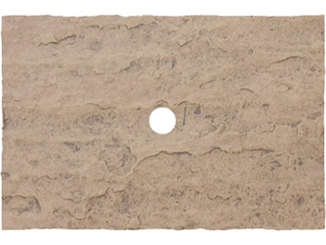 Homecrest Sandstone Faux 36''Wx 24''D Rectangular Top with Umbrella Hole