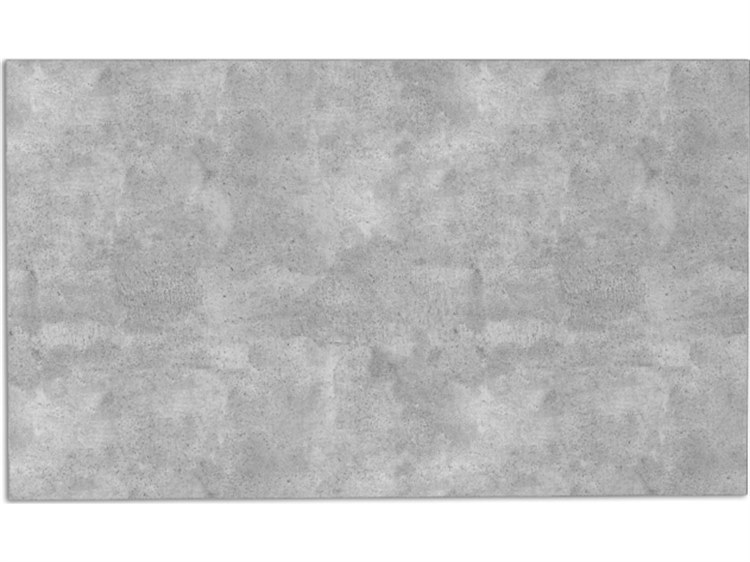 Homecrest Concrete Faux Stone Rectangular Table Top with Umbrella Hole