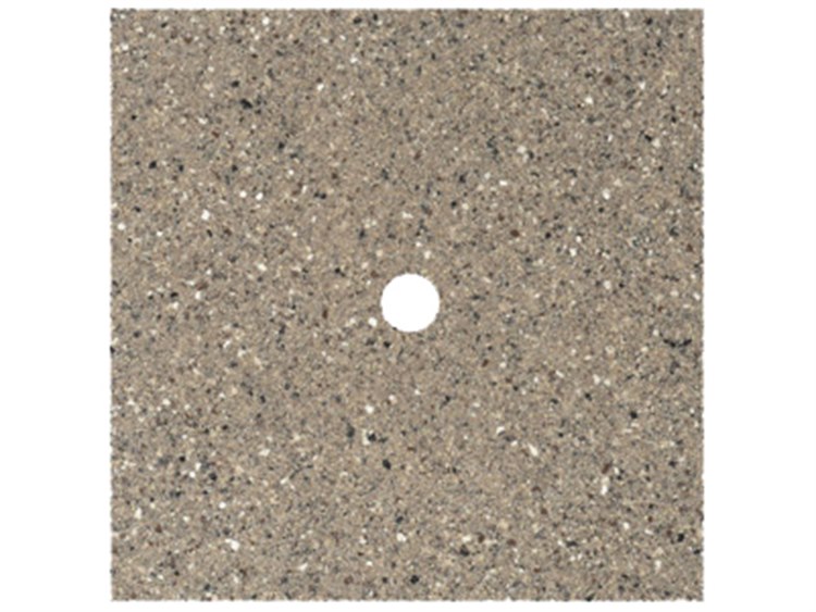 Homecrest Stonegate Square Table Top with Umbrella Hole
