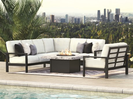 Homecrest Elements Modular Aluminum Cushion Lounge Set