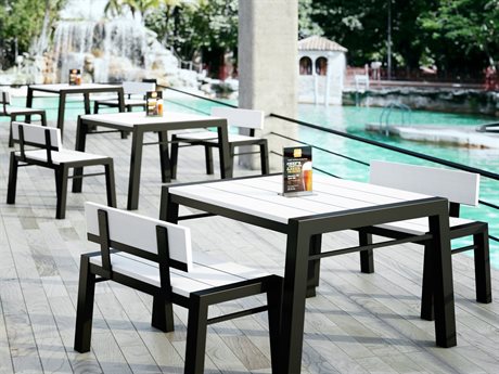 Homecrest Outdoor Furniture Patioliving Homecrest Maddox Aluminum Dining Set