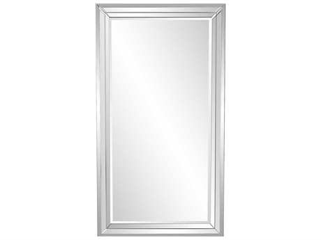 Howard Elliott Omni Silver Rectangular Wall Mirror