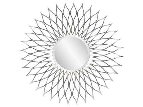 Howard Elliott Morocco Silver Sunburst Wall Mirror