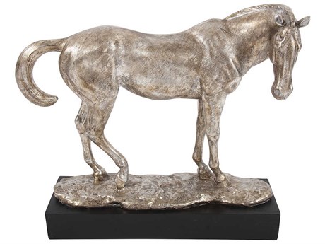 Howard Elliott Silver Horse Statue