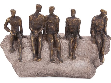 Howard Elliott Bronze Waiting Figures Statue