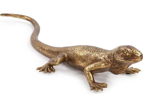 Howard Elliott Golden Lizard Wall Decor
