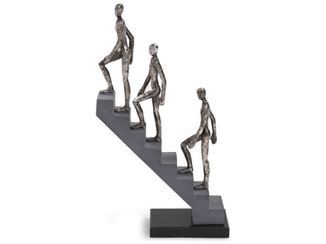 Howard Elliott Silver Gray Stairway Sculpture