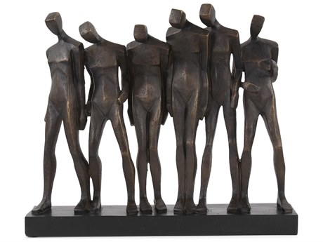 Howard Elliott Bronze Line Up Sculpture