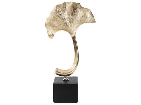 Howard Elliott Gifu Golden Ginkgo Leaf Sculpture