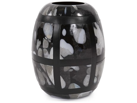 Howard Elliott Marden Black White Vase