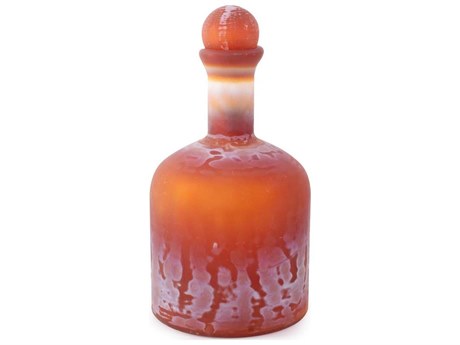 Howard Elliott Mercer Tangerine Vase