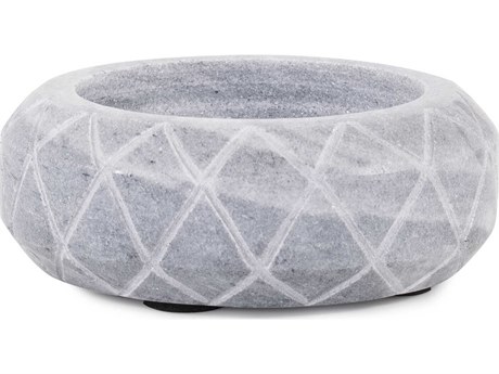Howard Elliott Regatta Light Gray Decorative Bowl