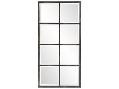 Howard Elliott Atrium Oil Rubbed Bronze Rectangular Wall Mirror