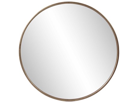 Howard Elliott Pure Gold Round Wall Mirror