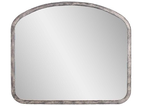 Howard Elliott Marius Arched Antique Silver Wall Mirror
