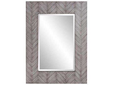 Howard Elliott Cavalier Gray Rectangular Wall Mirror