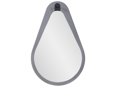 Howard Elliott Saldar Gray Black Wall Mirror