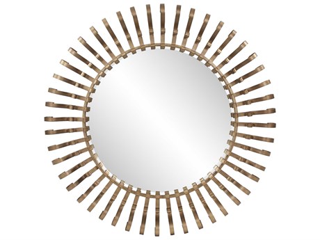 Howard Elliott Casimir Bronze Sunburst Wall Mirror