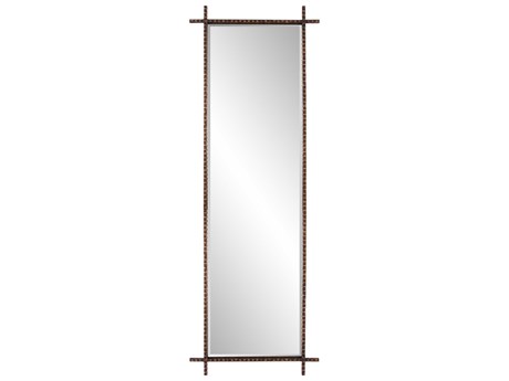 Howard Elliott Isarno Antique Bronze Rectangular Wall Mirror