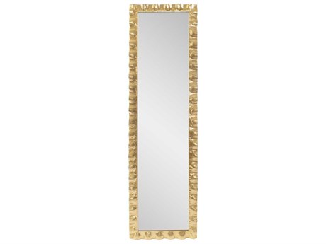 Howard Elliott La Bailadora Textured Gold Rectangular Wall Mirror
