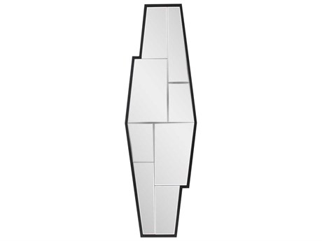 Howard Elliott Neutra Matte Black Wall Mirror