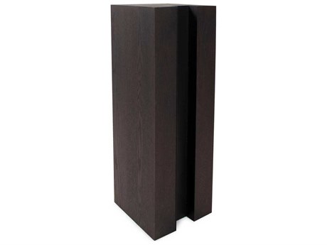 Howard Elliott Bertoia Rectangular Wood Walnut End Table
