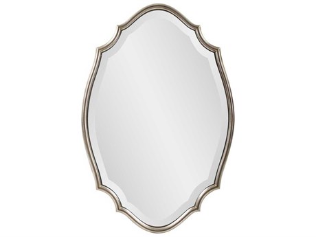 Howard Elliott Sabien Champagne Oval Wall Mirror