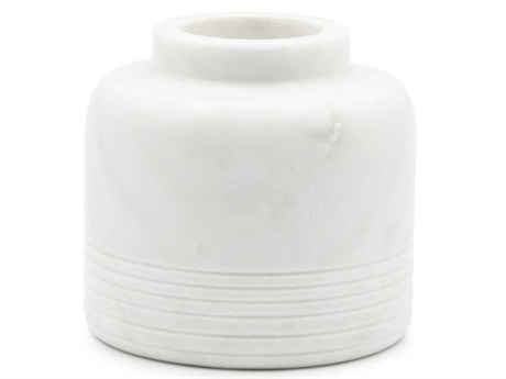 Howard Elliott Nizzoli White Gray Vase