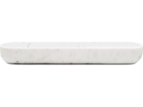 Howard Elliott Nizzoli White Gray Serving Tray