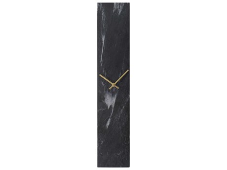 Howard Elliott Mies Black Marble Monolith Clock