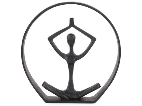 Howard Elliott Matte Black In The Zen Sculpture