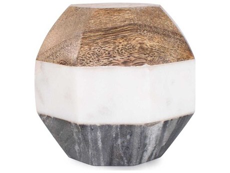 Howard Elliott Marbled Neutral Geometric Objet