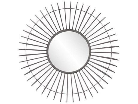 Howard Elliott Kenton Graphite Sunburst Wall Mirror