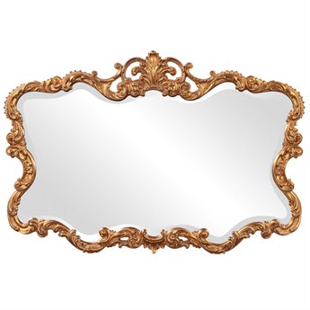 Howard Elliott Talida Gold Wall Mirror