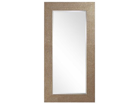 Howard Elliott Lancelot Silver Leaf Rectangular Wall Mirror