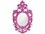 Howard Elliott Dorsiere Glossy Royal Purple 31''W x 50''H Wall Mirror  HE2146RP