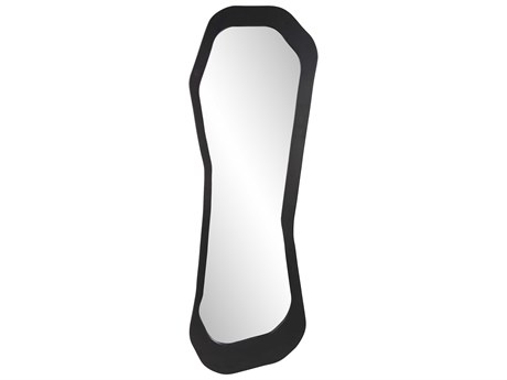 Howard Elliott Aranda Matte Black Wall Mirror