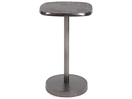 Howard Elliott Minimalist Square Metal Black Nickel End Table