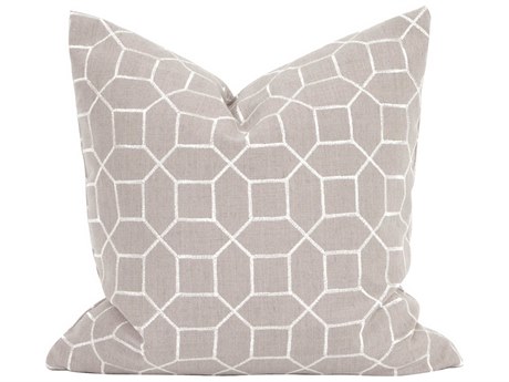Howard Elliott Davida Kay Trellis Slate 20" x 20" Pillow