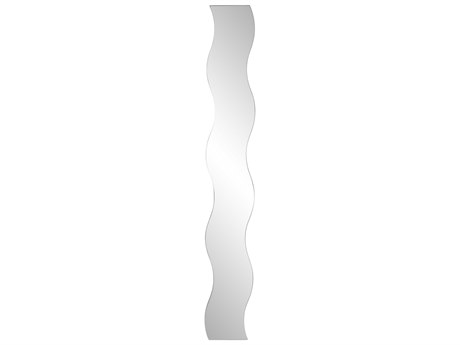 Howard Elliott Wave Champagne Wall Mirror