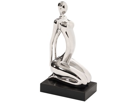 Howard Elliott Nickel Ustrasana Variation Posed Yoga Figure